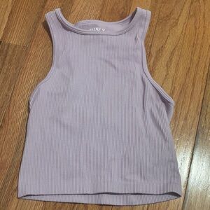 Lavender Ribbed Tank Top